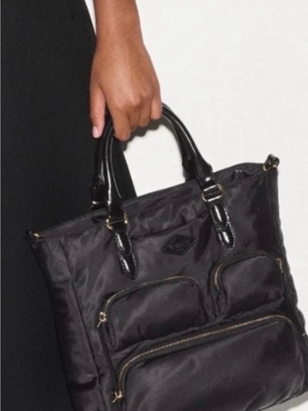 MZ Wallace Black
Small Chelsea Top
Handle Tote
Crossbody New